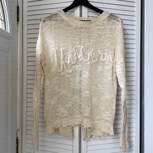 ✌🏼Wild Fox Wildfox Cream Unicorn Sweater Sml